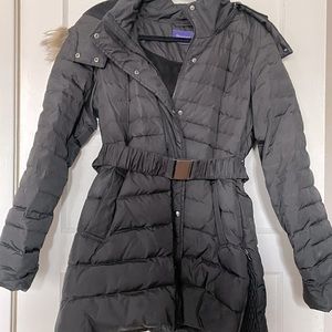 Black Seraphine maternity coat size 12